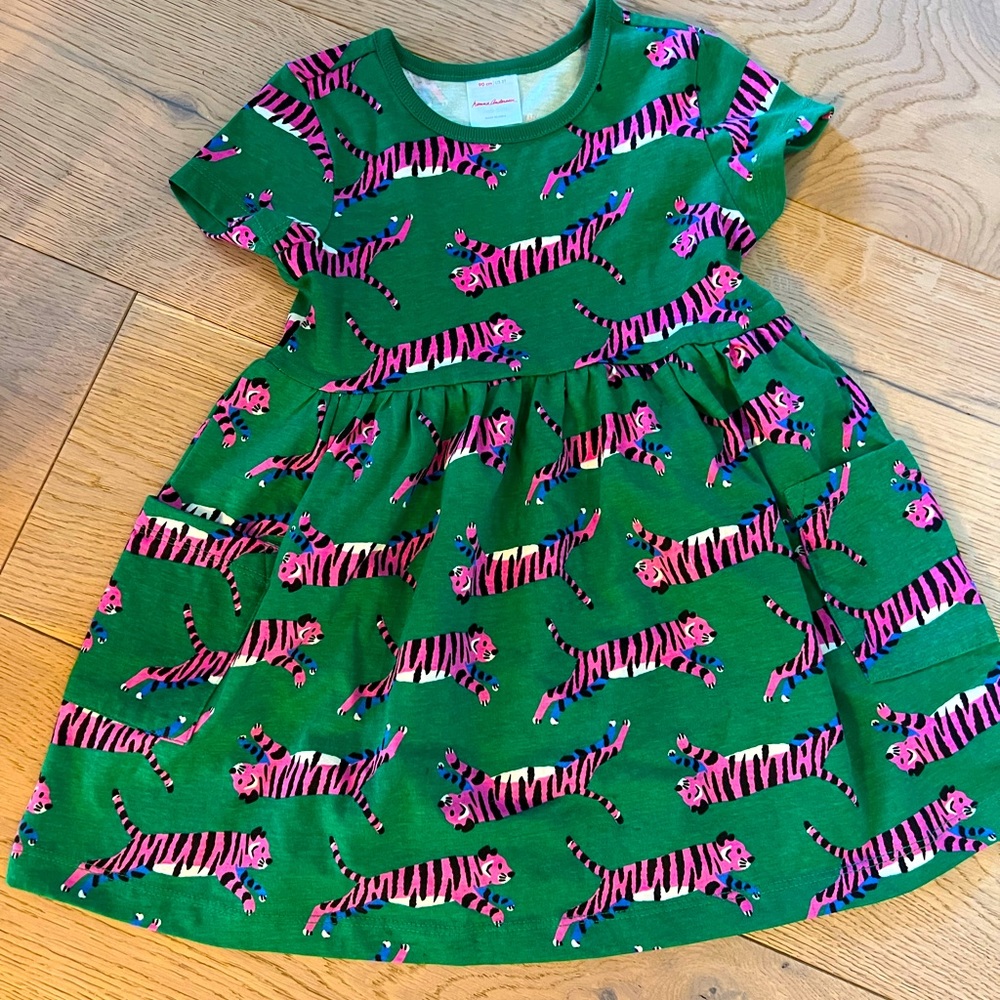 NWOT Hanna Andersson tiger dress with pockets